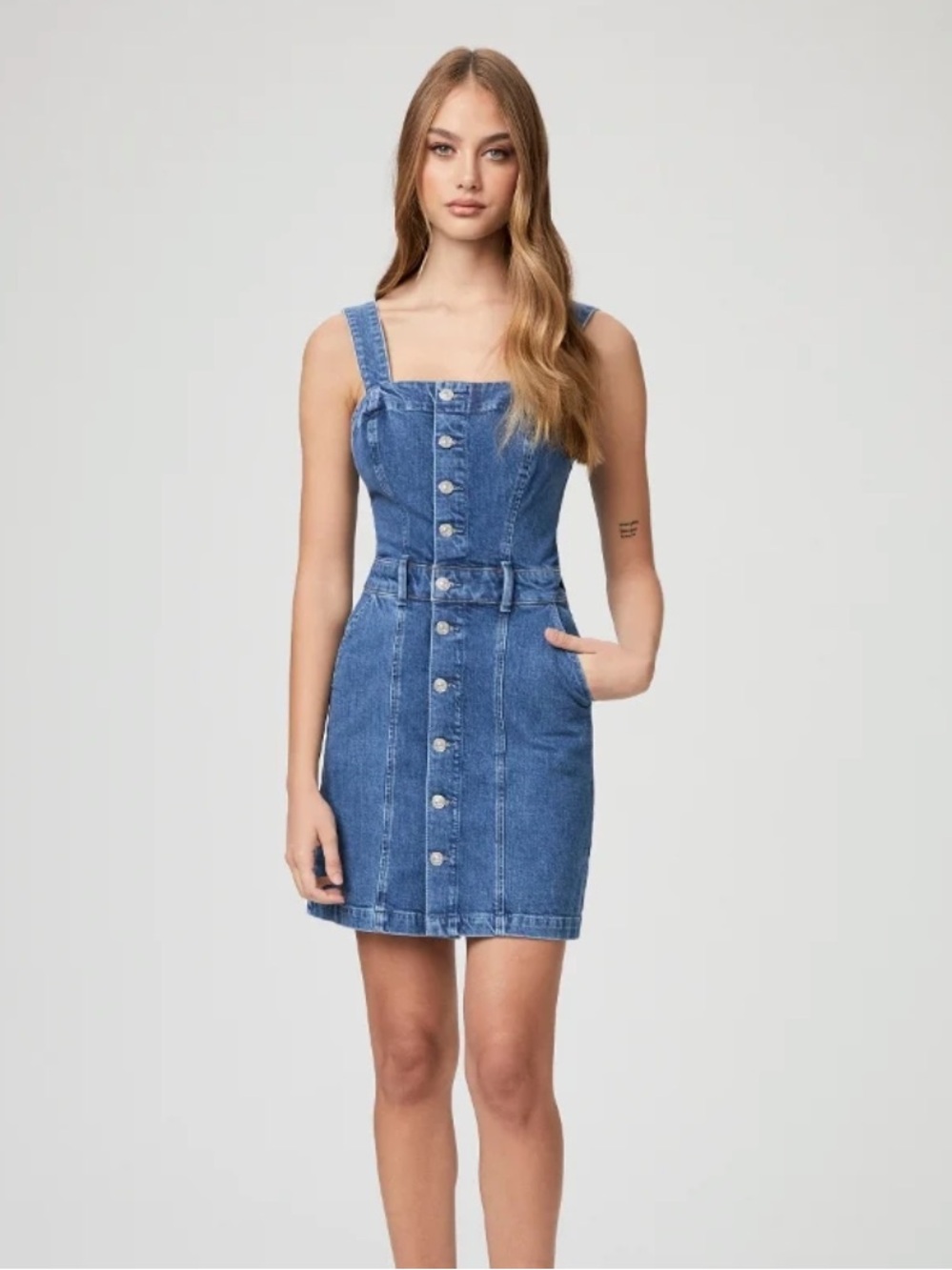 Paige Maddy Denim Dress | Size 10